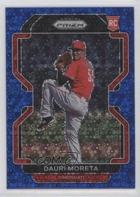 2022 Panini Prizm Blue Donut Circle Prizm 193/199 Dauri Moreta #95 4z8