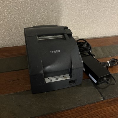 Epson TM-U220B POS Receipt Printer USB Ethernet E04 w/ Original Adaptor TESTED