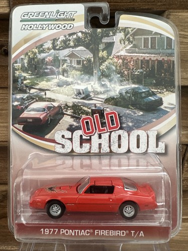 Greenlight Hollywood OLD SCHOOL 1977 Pontiac Firebird T/A Red Car NEW 2013 44650