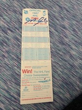 Michel Goulet autographed 1987 NHL all star ballot 