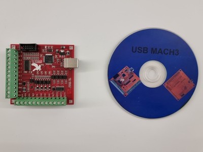 4 Achsen Motion Controller für Schrittmotoren USB Breakout Board + CD für MACH3