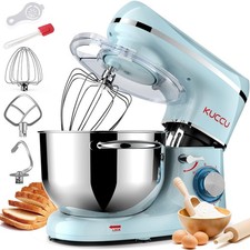 Stand Mixer, 6.5 Qt 660W, 6-Speed Tilt-Head Food Dough Mixer, Kitchen Electri...