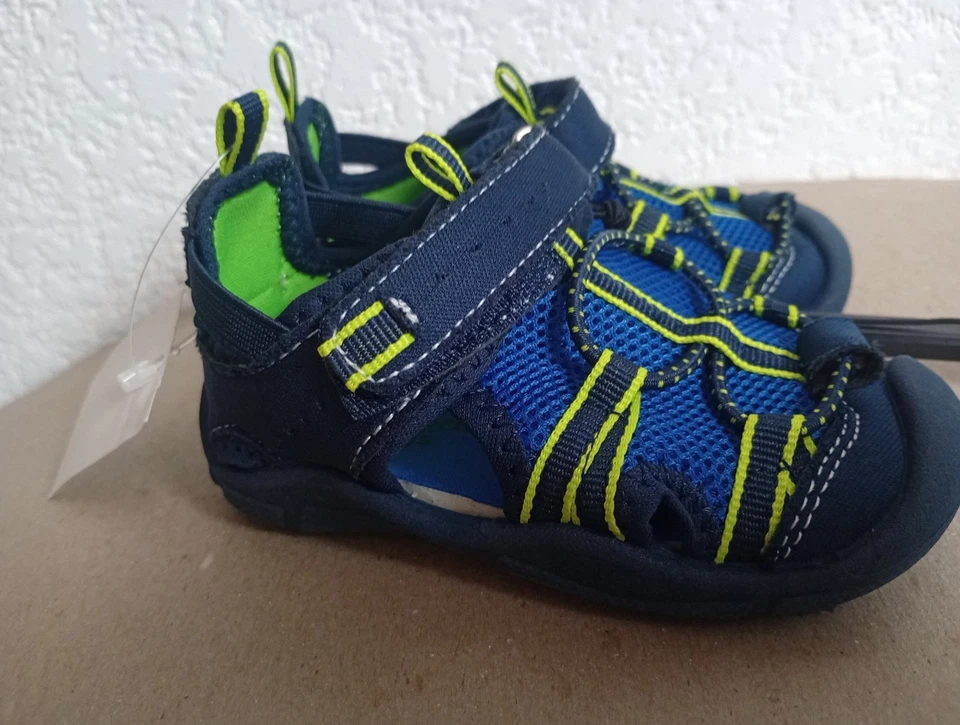 Sandalias de niño pequeño talla 5 azul campamento Foto 3 de 4