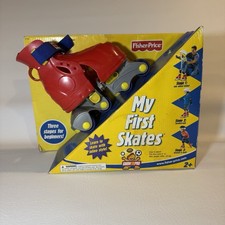 fisher price my first skates red new in box very vintage rare new
