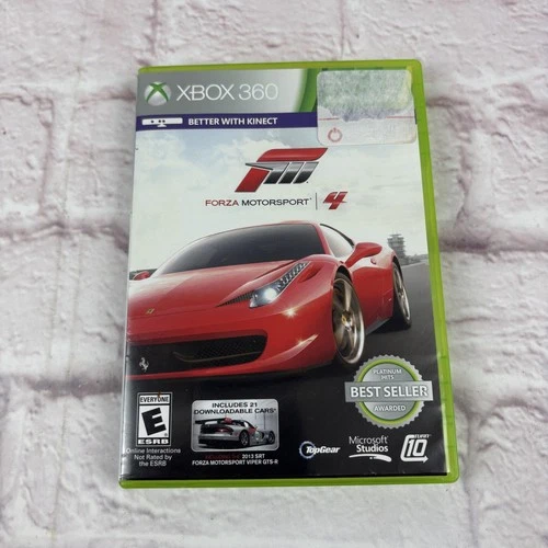 Forza Motorsport 4 Xbox 360 Game Microsoft Studios E NTSC-U/C Kinect Compatible