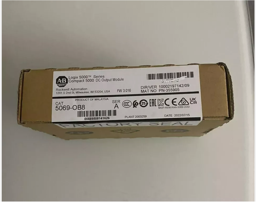 New Factory Sealed AB 5069-OB8 SER A Compact 5000 DC Output Module ...