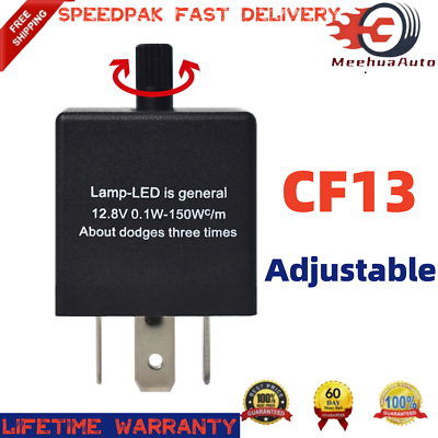 Turn Signal Hazard LED No Fast Hyper-flash Blinker 3-pin Flasher - Foto 6