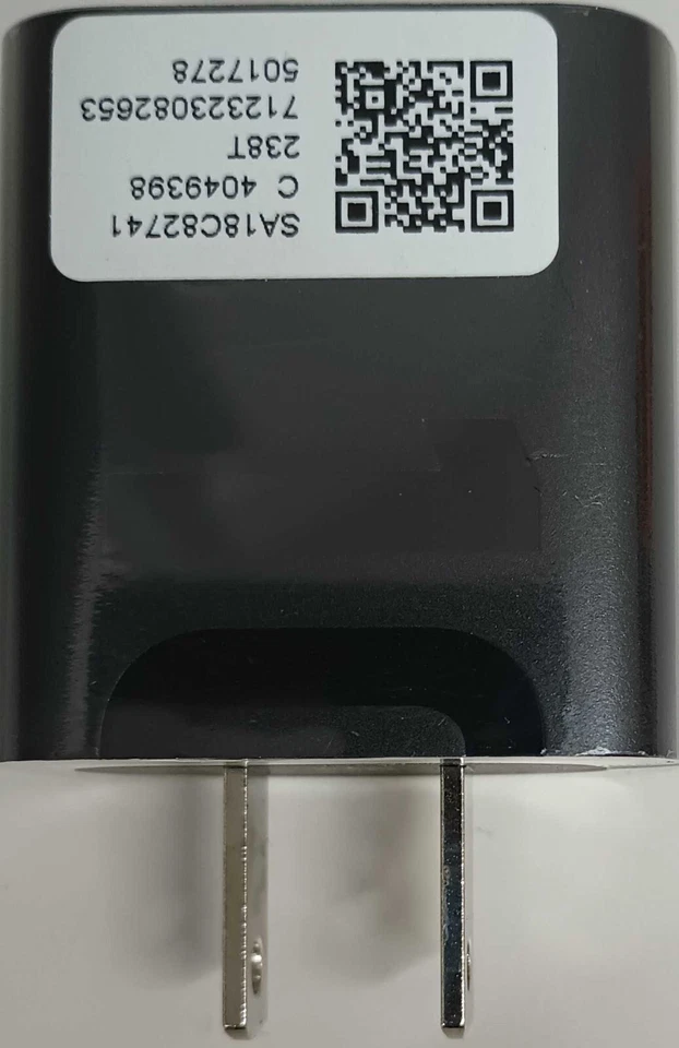 Lote de 25 Motorola USB-A Power Spply Modelo: Adaptador MC-101 - Negro Foto 2 de 4