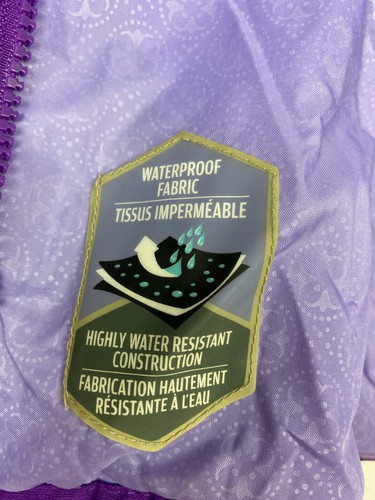 Columbia Omni-Shield Purple Waterproof Jacket Youth 14/16 - Picture 6 of 12