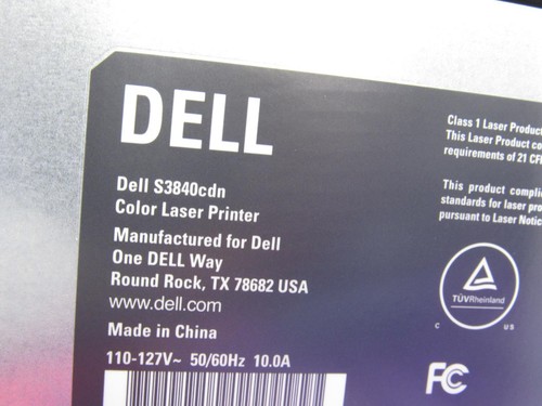 DELL S3840CDN 1200X1200 DPI USB Network Color Smart Laser Printer 33946 Pages - Picture 10 of 13