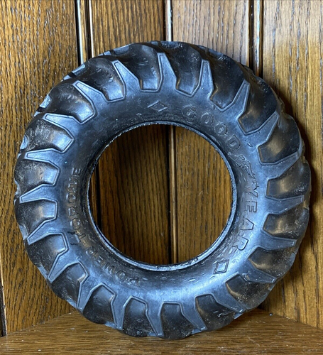 Vtg 60s Goodyear Tire Glass Ashtray Power Torque Rear Tractor Wingfoot Logo - Picture 10 of 10