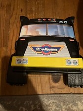 Micro Machines loose lot and semi truck carry case as-is please read