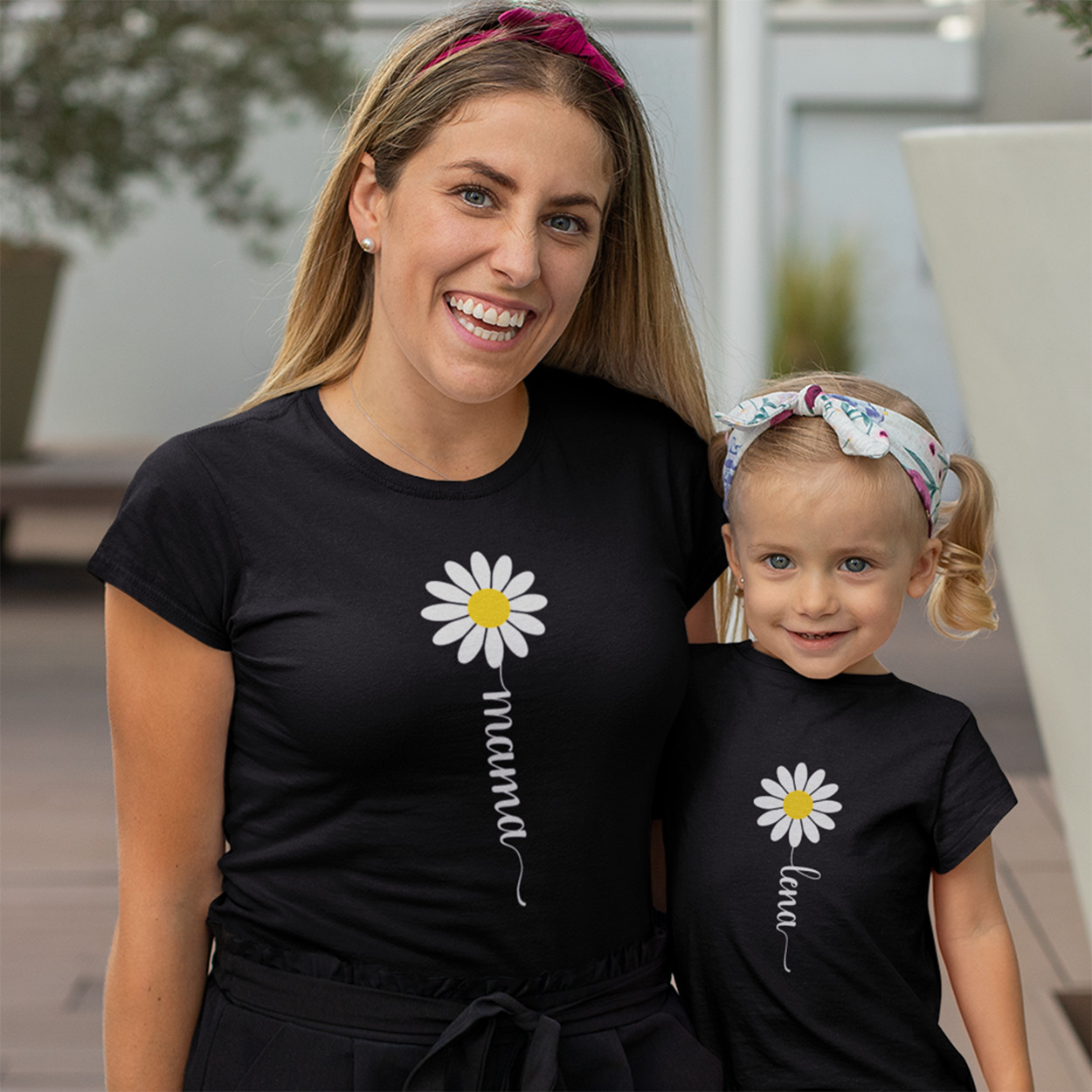 Mutter tochter outfit I Mama und Tochter Shirts I Damen Kinder Personalisiert