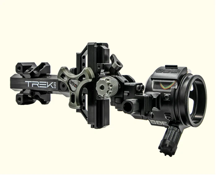CBE TREK PRO 3V VERTICAL 3 PIN BOW SIGHT w/ LIGHT .010" RH-NEW - Image 3 of 4