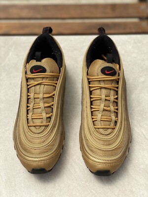 Nike Air Max 97 OG QS Metallic Gold Varsity Red White Mens  display picture 1