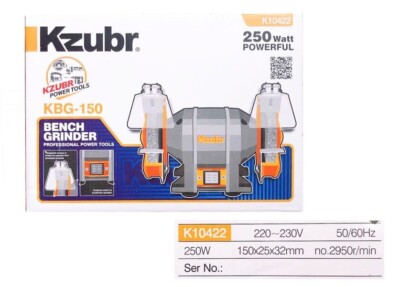 x Tischschleifer 250W mit 2 125mm Steinscheiben Kazubr cir