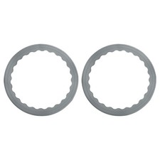 2 Pezzi Anello Protezioni Gambe Sgabello Bar per Base Tonda da 14,5" a 16,5", Grigio