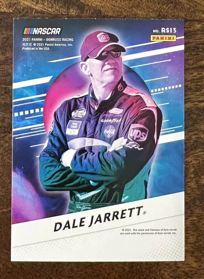 2021 Donruss Racing Retro Series #RS13 Dale Jarrett - Image 2 of 2