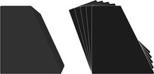  150 12" Record Bin Index Divider Cards - Sloped 12"x13-1/8" - Black Eco 30mil