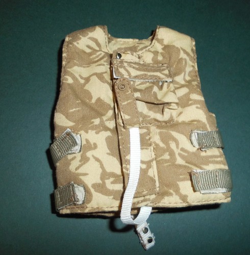 1/6 scale British Army Desert DPM Flak Jacket for 12" toy figures.