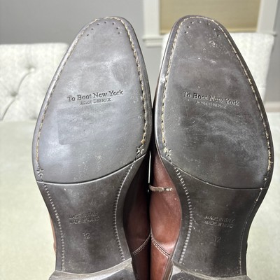 To Boot New York Burnished Leather Plain Toe Derby Shoes Size 12 Men’s To Boot New York Buchanan Plain Toe Derby Men main image 2