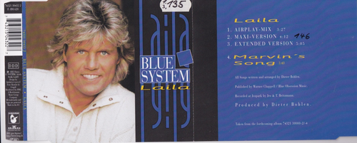 Blue System - Laila (4 Track Maxi CD)