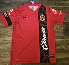 Camiseta de fútbol Nike Club Tijuana Xolos Home 2013 para mujer talla mediana rara