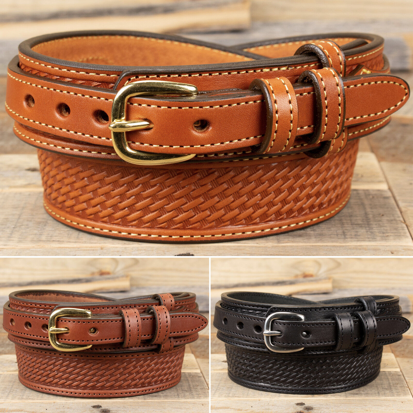 Unique Handmade Brown Men's Leather Belt the Perfect 