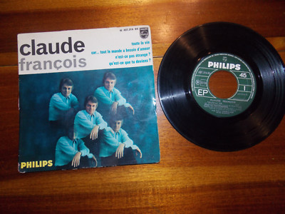 Claude Francois - Jattendrai (45-Tours Usagé) main image 0