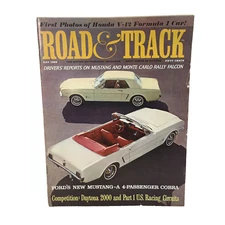 Road And Track Magazine May 1964 Issue Vol 15 No 9 Ford Mustang Cobra Daytona