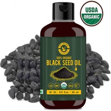 100 Pure Virgin CERTIFED Organic Black Seed Oil Edible Cold Pressed Cumin