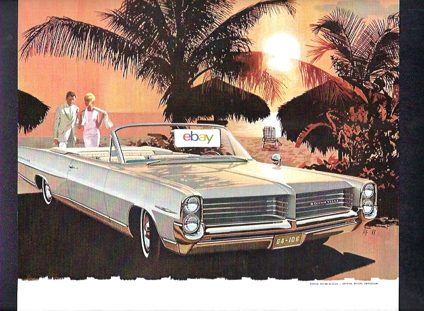 PONTIAC BOONEVILLE CONVERTIBLE IN WHITE ITS BEAUTIFUL 10