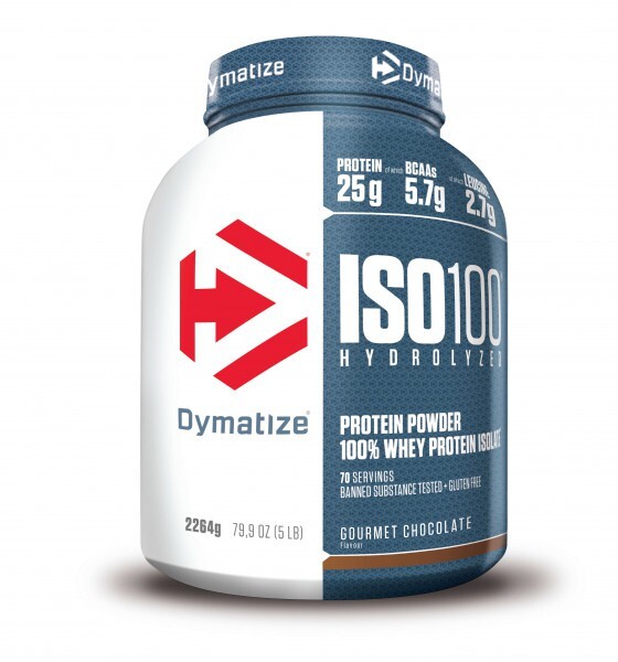 Dymatize ISO 100 Proteína de suero Hidrolizada Aislada, 2264 g