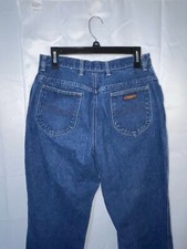Vintage 80  s Hi Rise Wrangler Blue No Fault Mom Jeans Horse Head 30x31 Made USA