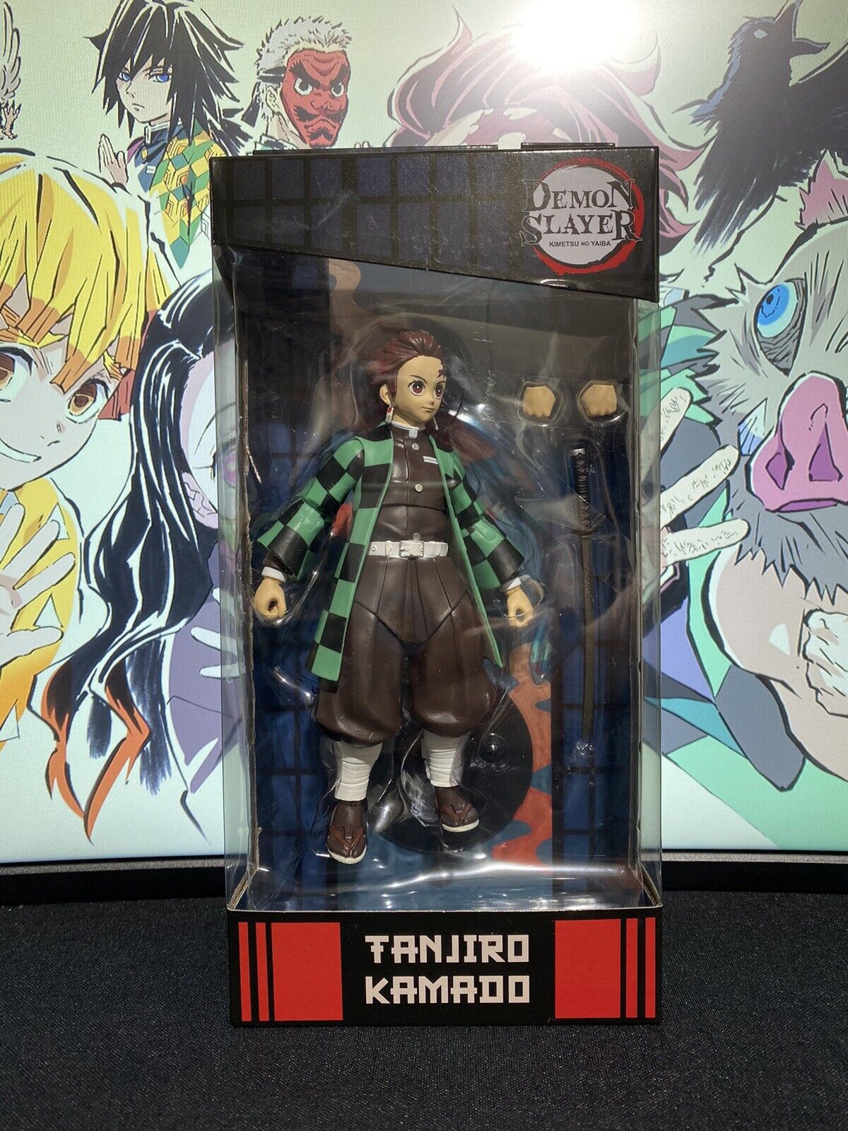 Bonecos Nezuko e Tanjiro Kamado Demon Slayer McFarlane Toys em