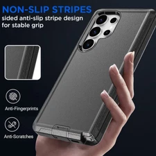 For Samsung Galaxy S25 Ultra Case Heavy Duty Shockproof Cover Fits Otter BoxClip