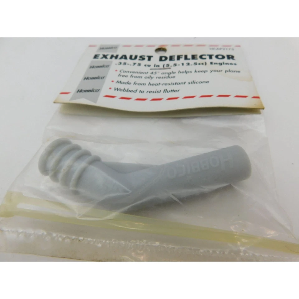 NOS HOBBICO Exhaust Deflector HCAP2175 .35-.75 cu in (5.5-12.5 CC) Engines New - Image 3 of 3