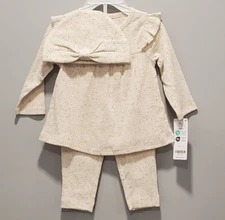 NWT Baby Carter's 3 Piece Take Me Home Set 9 Months Oatmeal Color