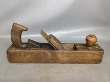 Handmade? Antique Auburn Tool Co. Thistle Brand Wood Block Plane 16” (D4)
