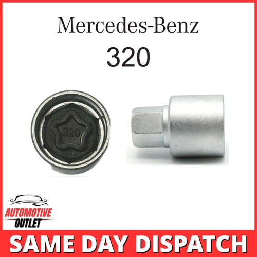 MASTER SECURITY WHEEL LOCKING BOLT KEY 320, 17mm SOCKET FOR MERCEDES A C E CLASS