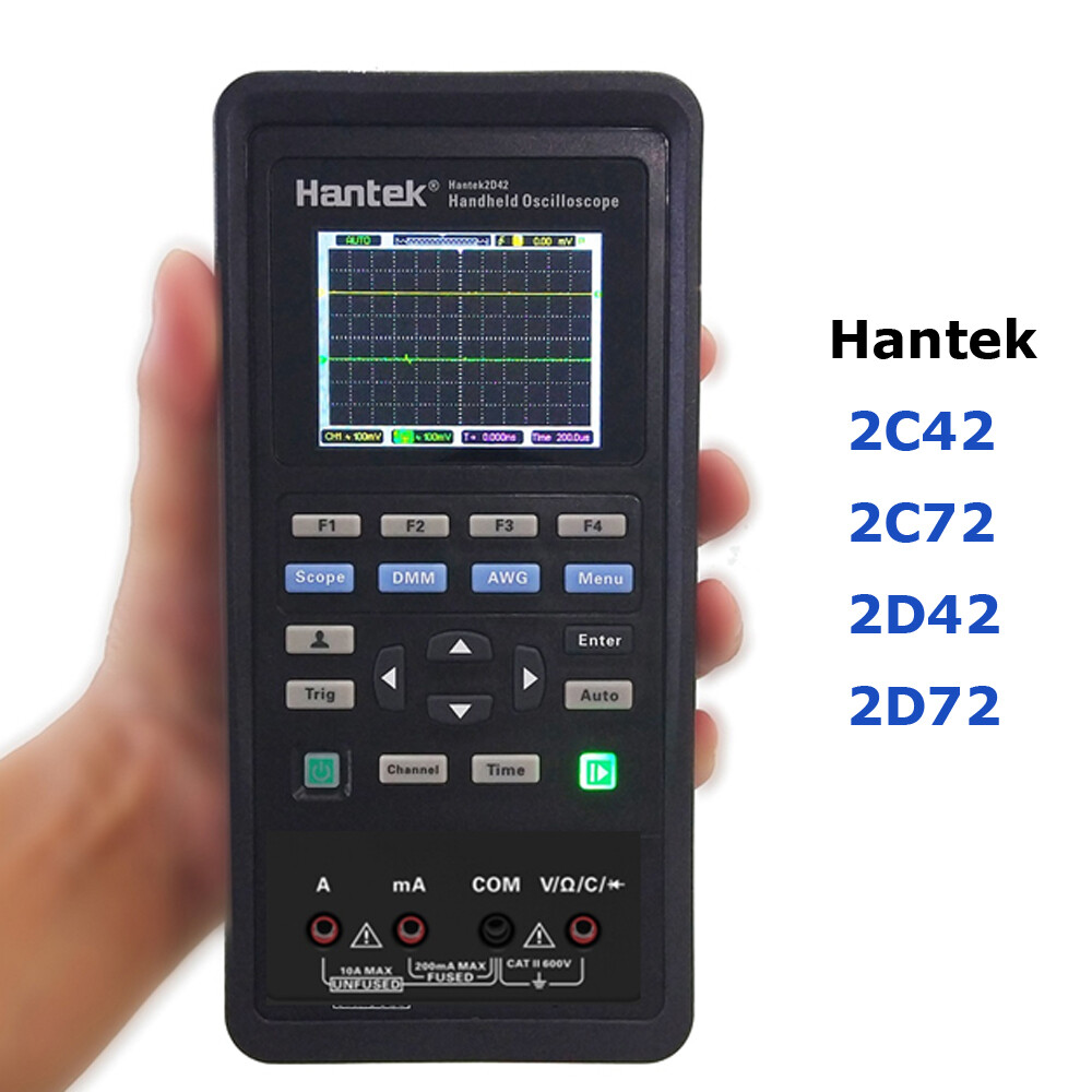 3in1 Hantek Handheld Oscilloscope Digital Multimeter Waveform Generator 250MSa/s