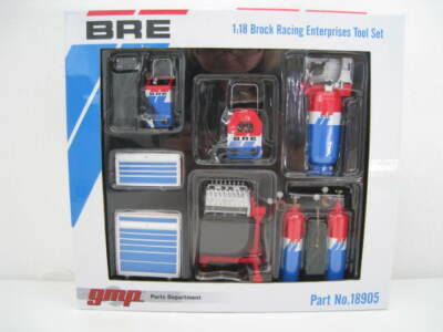Brock Racing Enterprises Werkstatt / Werkzeugset Maßstab 1:18 von GMP OVP NEU