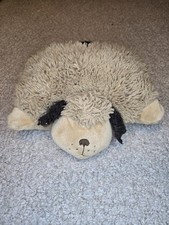 Pillow Pets Pee Wees 12" Puppy Dog Plush Brown Stuffed Animal 2010