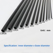 Black PVC Plastic Pipe Tube Garden Irrigation Drain water High quality L-500mm