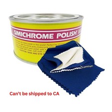 Simichrome Polish Cans 250 Grams 1 Can with Polishing Cloth