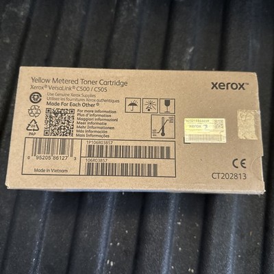 Genuine Xerox 106R03857 Yellow Metered Toner VersaLink C500/C505 NEW OEM