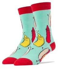OOOH YEAH Men's Novelty Crew Socks, What A Dog