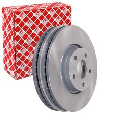 2X FEBI BREMSSCHEIBEN Ø300mm VORNE PASSEND FÜR FORD MONDEO