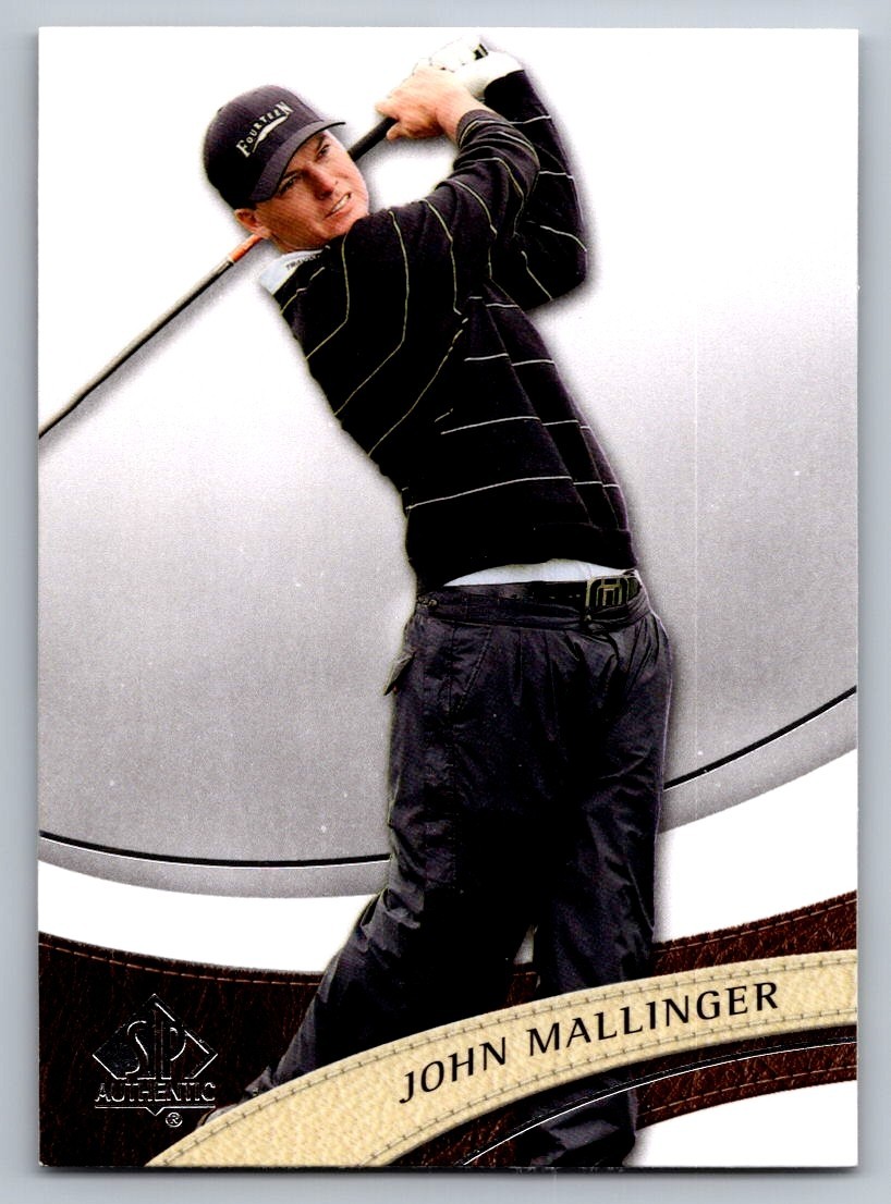 2013 UPPER DECK SP GOLF CARD #38 JOHN MALLINGER