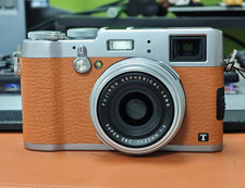 Fujifilm X100T 16.3MP Compact Digital Camera with 23mm f/2 Fixed Lens-Rare Brown